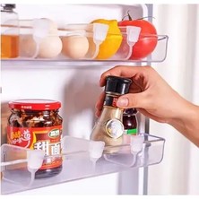 CATEKSSS Çok Amaçlı Buzdolabı Raf Ayırıcı 10 Adet Plastik Cn
