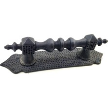 Semel Antika Tarz Dekoratif Pirinç Ağır Kapı Çekme Kolu - 280X65 Mm, Oksit