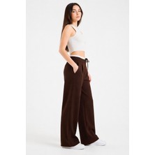 Motiv Wide Leg Pantolon /çift Bel Bantlı,esnek Kumaş