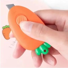 CATEKSSS Mini Havuç Tasarımlı Maket Kutu Açma Bıçağı 1 Adet