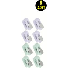 CATEKSSS 8 Adet Yorgan Nevresim Sabitleme Çarşaf Perde Tül Sabitleyici Tutucu Organizer Klips Aparat Plastik