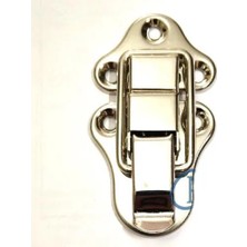Semel Sandık, Kutu Klipsi, Ön Kilidi - 72X40MM, Nikel, 1 Adet