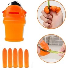 CATEKSSS Pratik Sebze Doğrayıcı (Baş Parmak Bıçağı) Paslanmaz Çelik