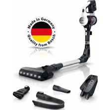 Bosch Unlimited 7 Kablosuz Dikey Süpürge Çıkarılabilir Bataryalı Bldc Motor Elde Kullanılabilen Bükülebilir Boru Halı Kilim Parke ve Koltuk Temizliği Siyah BBS711TR