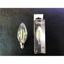 CATEKSSS 8 Watt 3000 Kelvin Günışığı 850 Lümen E14 Düz Buji LED Ampül