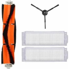 Lin Grup Xiaomi Vacuum Mop 2 Pro (MJST1SHW) Robot Süpürge Uyumlu 4'lü Yedek Parça Seti
