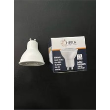 CATEKSSS 6 Watt GU10 Duylu Dimmerli Kullanıma Uygun 3000 Kelvin Günışığı 400 Lümen LED Ampül