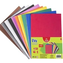 CATEKSSS Bubu Yapışkanlı Eva 10 Renkli Set 20X30 cm – Hobi ve El Işleri Için Çok Renkli Tr