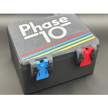 Makerlabtech Phase 10 Kart Kutusu - 3D Baskı Kilitli Kart Saklama ve Taşıma Kutusu