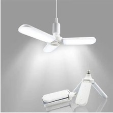 CATEKSSS 3 Kanatlı Katlanabilir Pervane LED Ampul 42 W Beyaz Cata