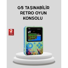Semel G5 Taşınabilir Retro Game Box 500 Oyunlu Şarjlı Mini Oyun Konsolu