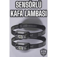 Semel Kafa Lambası Kamp Lambası LED Işık Şarjlı Ayarlanabilir