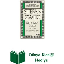 Can Yayınları Üç Usta-Balzac Dickens Dostoyevski + Dünya Klasiği Hediye
