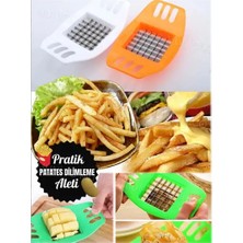 CATEKSSS Sebze Patates Dilimleme Kesici Kıyıcı Cips Yapma Doğrayıcı Gıda Parçalayıcı Mutfak Paslanmaz Çelik