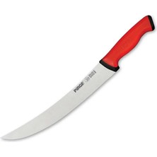 Semel Pirge 34621 Duo Kıvrık Nusret Tip Et Doğrama, Kesme, Dilimleme, Trimleme Bıçağı 21 cm - Kaymaz Sap