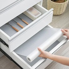 CATEKSSS 45 cm x 10 mt Çok Amaçlı Eva Kaymaz Dolap Içi Çekmece Raf Örtüsü Kaydırmaz Su Geçirmez 10 Metre Rulo