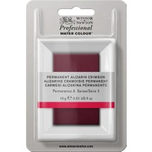 Winsor & Newton : Professional : Dev Tablet Sulu Boya : Permanent Alizarin Crimson