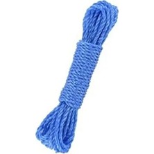 CATEKSSS Plastik Çamaşır Ipi, 4 mm x 15 Metre Hazır Beyaz Renk Plastik Halat Çamaşır Kurutmak Için Ip 15 Tr