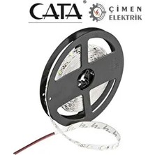 CATEKSSS 5 Metre Ct 4480 Cata 10 Çip Iç Mekan Şerit LED Beyaz 12V