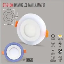 CATEKSSS CT-5150 6W Beyaz+Mavi LED Armatür