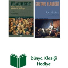 İletişim Yayınları Gustave Flaubert 2 Kitap Seti + Dünya Klasiği Hediye