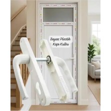 CATEKSSS 2'li Sert Plastik Kapı Kolu Pimapen Banyo/wc Kapı Kolu Hafif Kapı Balkon Kapı Kolu