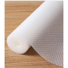 CATEKSSS Eva Kaydırmaz 45CM 3 mt Şefaf Dolap Içi Çekmece Raf Örtüsü. Plastik Şeffaf Tr