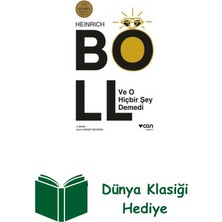 Can Yayınları ve O Hiçbir Şey Demedi + Dünya Klasiği Hediye