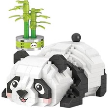Semel LZ-8804  Dinlenen Panda 340 Parça Block Oyuncak