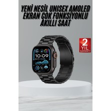 Semel Ultra 3 Kordonlu Amoled Ekran Akıllı Saat Çok Fonksiyonlu Uyku ve Sağlık Takibi