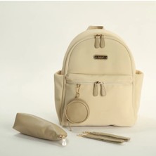 Semel Diamond Anne Bebek Bakım Sırt Çantası 7345 Krem