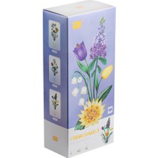 Semel LZ1672 Loz Çiçek Blok Seti 534 Parça-Vagon Life