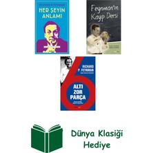 Richard P. Feynman 3 Kitap Seti + Dünya Klasiği Hediye