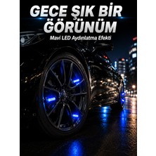 Semel Araç Sibop Işığı 4'lü Set Otomatik Yanan LED Lastik Aksesuarı