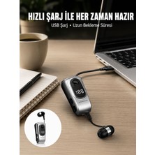 Semel Dijital Ekranlı Bluetooth Kulaklık – Titreşimli Bildirim, 25 Saat Kullanım Yeni Nesil