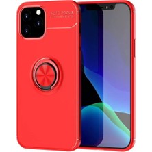 Motto Ticaret Newface Apple Iphone 12 Kılıf Range Yüzüklü Silikon - Kırmızı