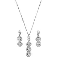 Argentum Concept 925 Ayar Gümüş Dizi Zirkon Taşlı Set - 67020302