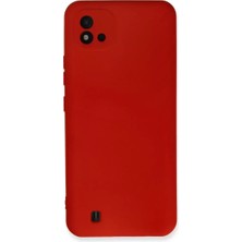 Motto Ticaret Newface Realme C11 2021 Kılıf Nano Içi Kadife Silikon - Kırmızı