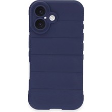 Renas Store Iphone 16 Kılıf Optimum Silikon - Lacivert