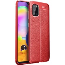 Renas Store Samsung Galaxy A31 Kılıf Auto Focus Kapak - Kırmızı
