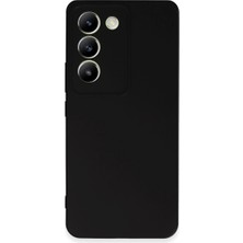 Renas Store Vivo V30 Lite 4g Kılıf First Silikon - Siyah