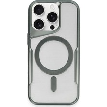Renas Store Iphone 14 Pro Max Kılıf Boyi Magsafe Silikon Kapak - Yeşil