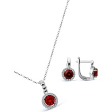 Argentum Concept 925 Ayar Gümüş Zirkon Taşlı Set - S014002