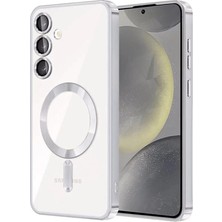 Renas Store Samsung Galaxy S24 Kılıf Kross Magneticsafe Kapak - Titan Gri