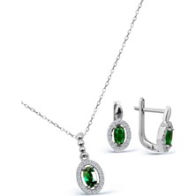 Argentum Concept 925 Ayar Gümüş Zirkon Taşlı Set - S014202