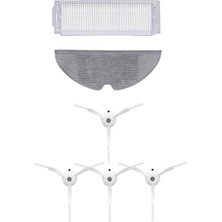 Lin Grup Xiaomi Vacuum Mop 2 Pro (MJST1SHW) Robot Süpürge Uyumlu 6'lı Yedek Parça Seti