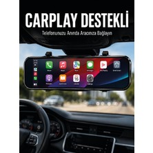 Semel Ayna Carplay Araç Içi 9.66 Inç IPS Ekran Geri Görüş Kamerası Destekli