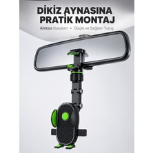 Semel Dikiz Aynasına Takılan Telefon Tutucu Ayarlanabilir Çok Yönlü Araç Aksesuarı Yeni Nesil