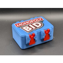 Makerlabtech Monopoly Bid Kart Kutusu - 3D Baskı Kilitli Kart Saklama ve Taşıma Kutusu