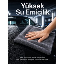 Semel Mikrofiber Tank Bezi Araç Iç ve Dış Temizlik Için Çizmez Yumuşak Kurulama Bezi